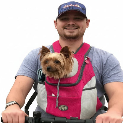 Cozy Companion Pet Backpack with Custom Fit Straps