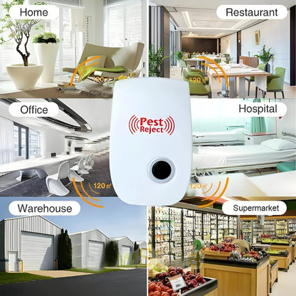 Eco-Friendly Ultrasonic Pest Control Device for Home Use