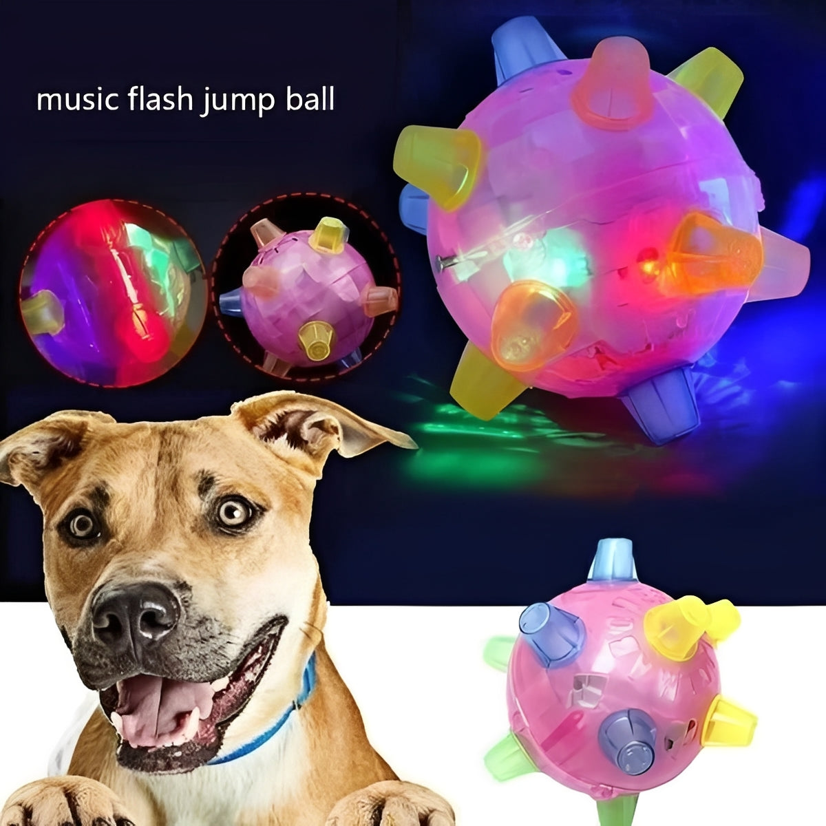 Exciting Rechargeable Dog Playball with Bouncing Features
