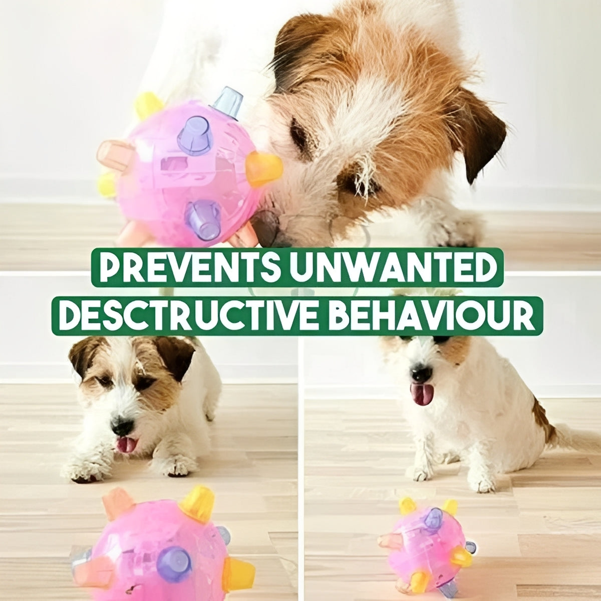 Exciting Rechargeable Dog Playball with Bouncing Features