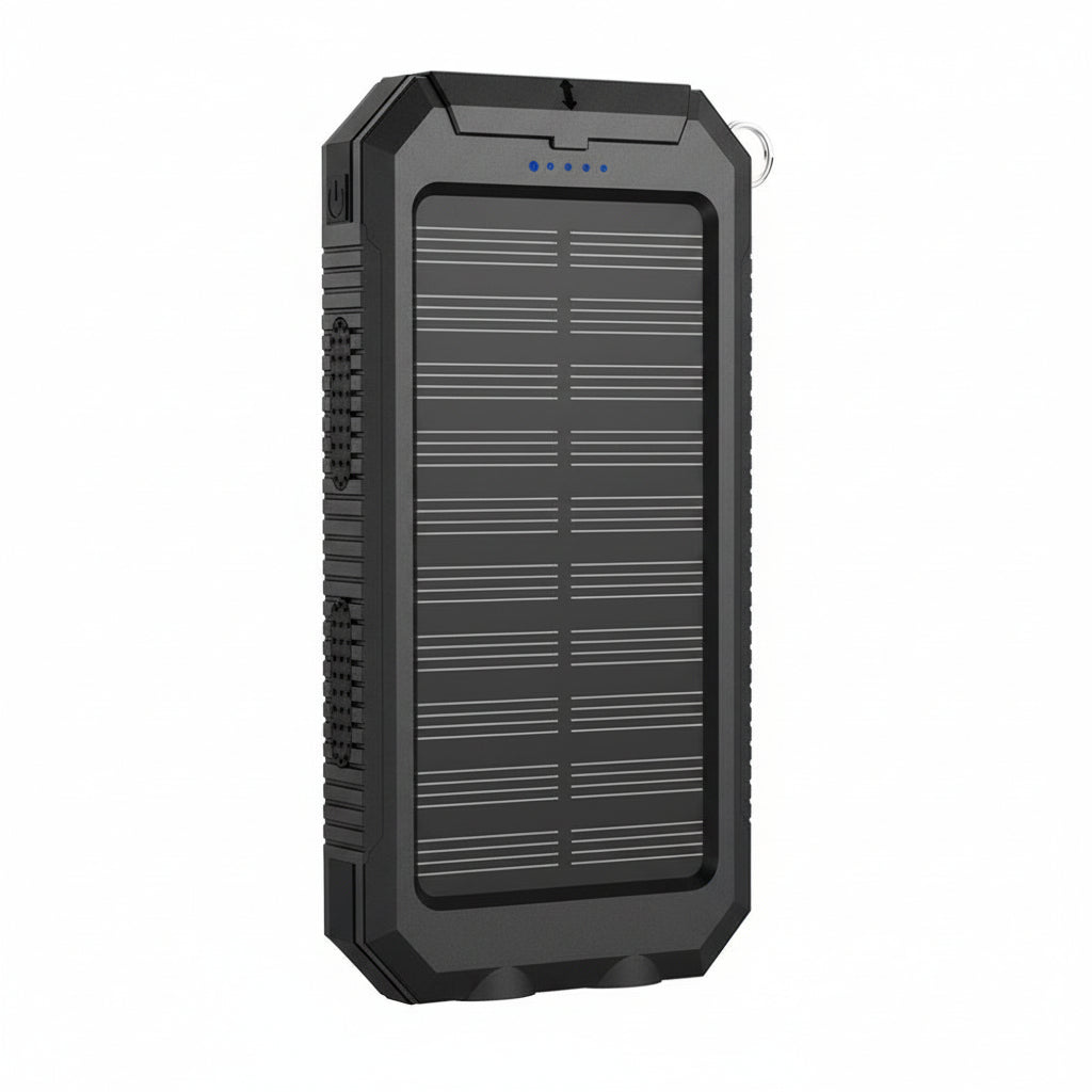 Versatile 30,000mAh Solar-Powered USB Charger