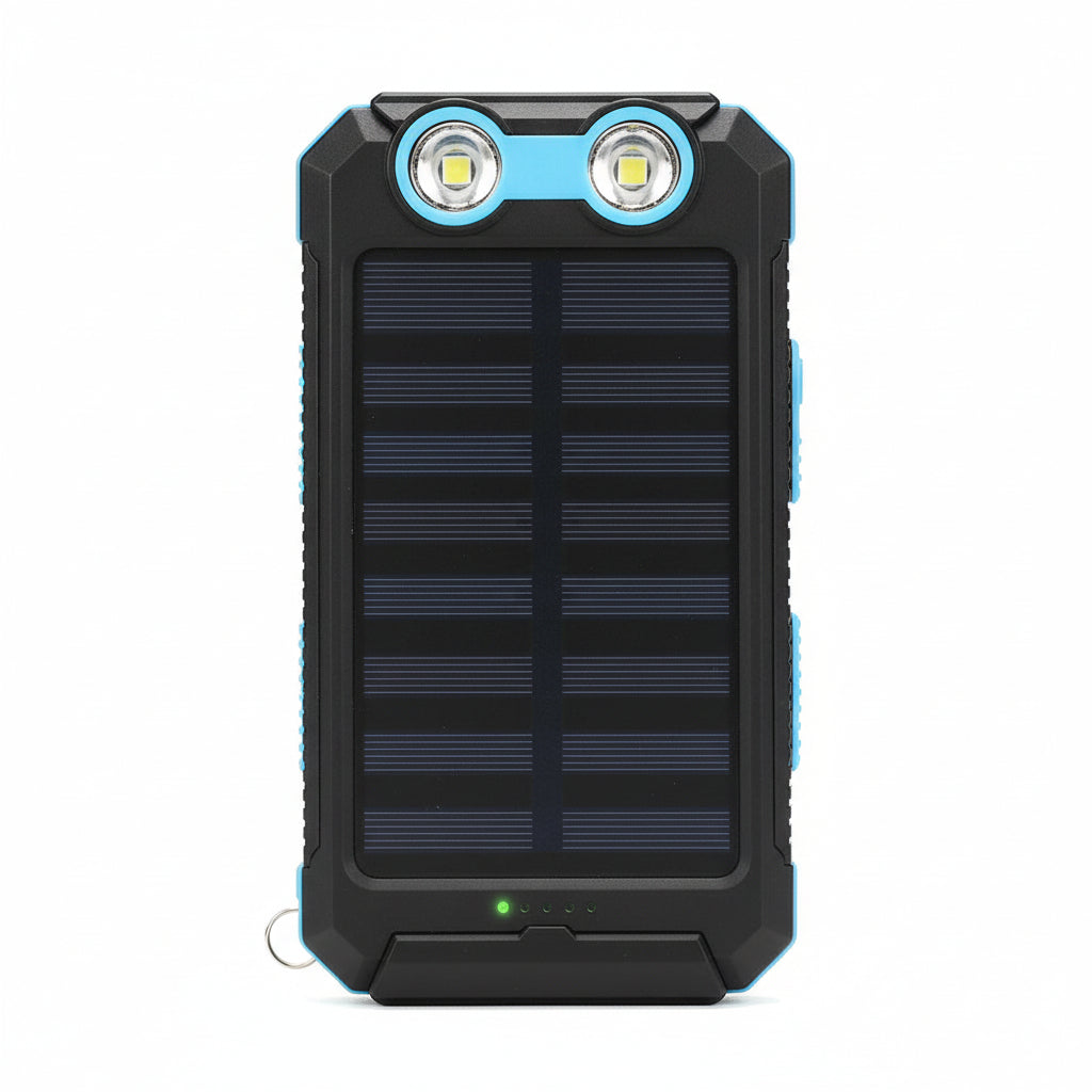 Versatile 30,000mAh Solar-Powered USB Charger