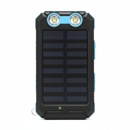 Versatile 30,000mAh Solar-Powered USB Charger
