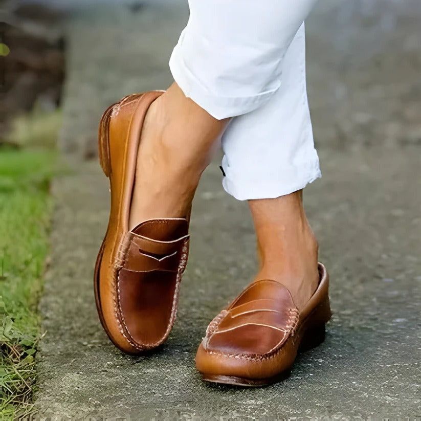 Elegant Slip-On Loafers for Women with Timeless Design