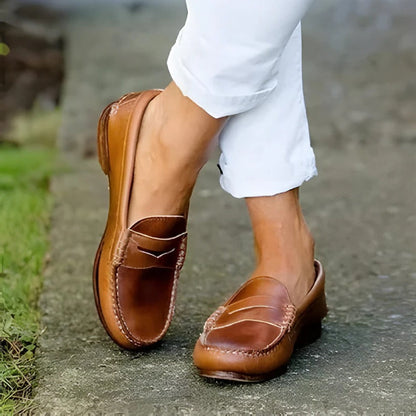 Elegant Slip-On Loafers for Women with Timeless Design