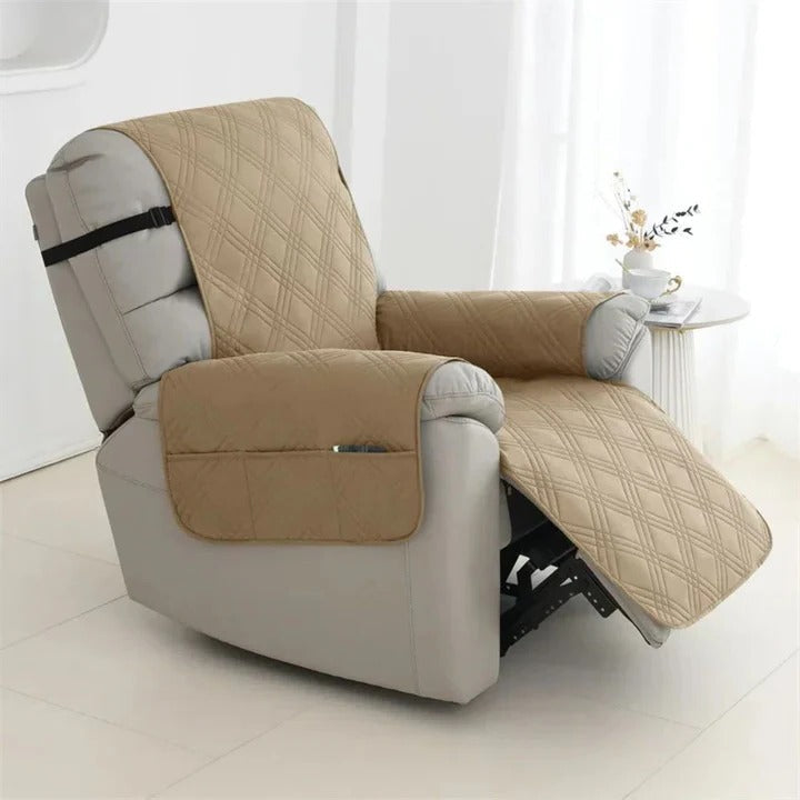 Elegant Quilted Cover for Recliners and Armchairs