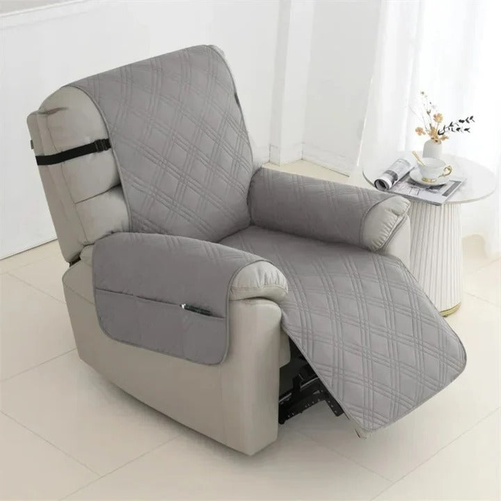 Elegant Quilted Cover for Recliners and Armchairs