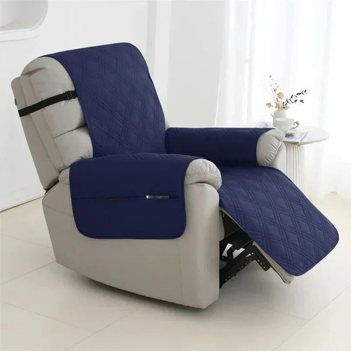 Elegant Quilted Cover for Recliners and Armchairs