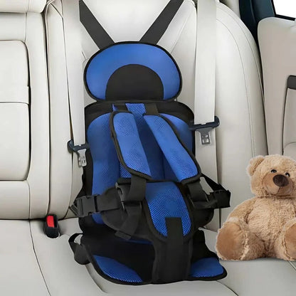 Child Safety Seat Cushion with Adjustable Harness System