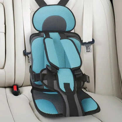 Child Safety Seat Cushion with Adjustable Harness System