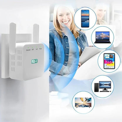 Extended Range WiFi Booster for Enhanced Connectivity