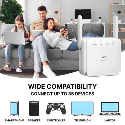 Extended Range WiFi Booster for Enhanced Connectivity
