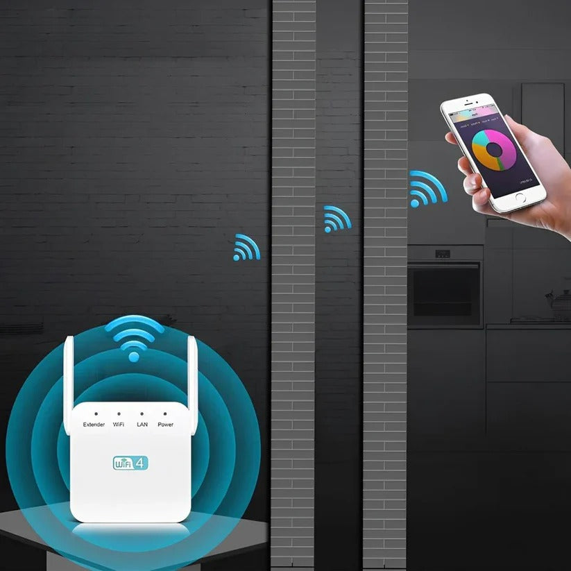 Extended Range WiFi Booster for Enhanced Connectivity