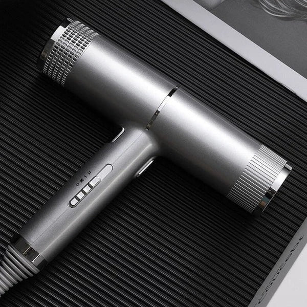 Compact Hair Dryer with Custom Heat and Speed Controls