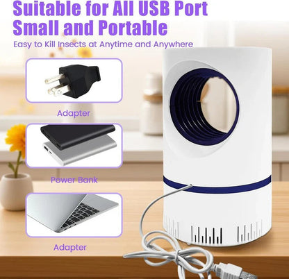 Eco-Friendly USB Insect Catcher with UV Light and Easy Clean Design