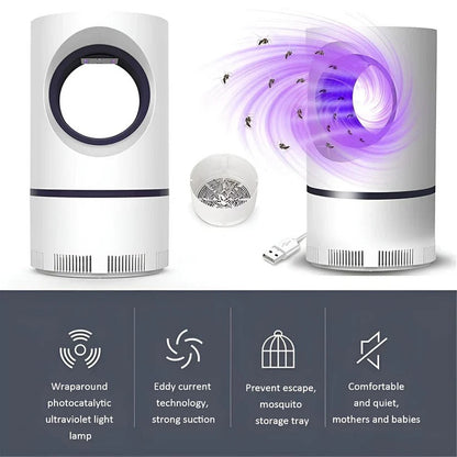 Eco-Friendly USB Insect Catcher with UV Light and Easy Clean Design