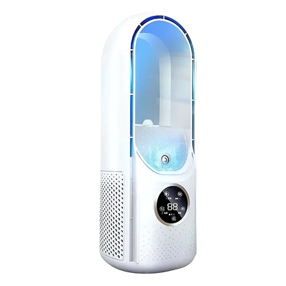 Compact Blade-Free Air Circulator for Personal Comfort