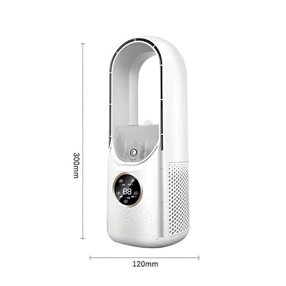 Compact Blade-Free Air Circulator for Personal Comfort