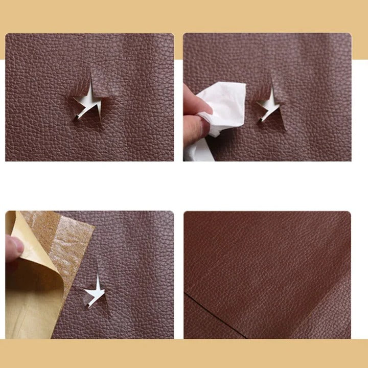 Easy-Fix Leather Repair Patch for Sofas and Upholstery