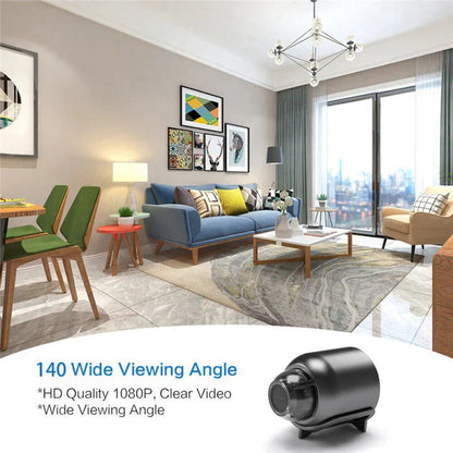 Compact WiFi Surveillance Camera with Wide View Angle