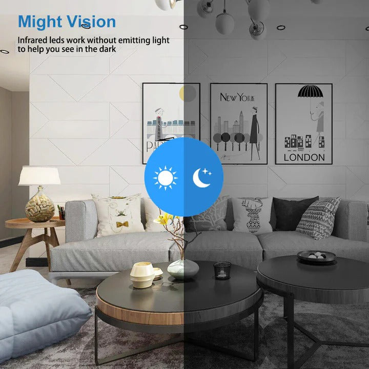 Compact WiFi Surveillance Camera with Wide View Angle