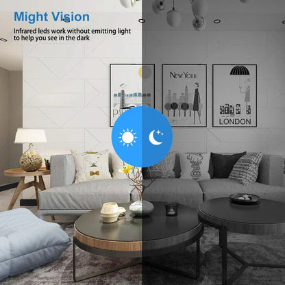 Compact WiFi Surveillance Camera with Wide View Angle