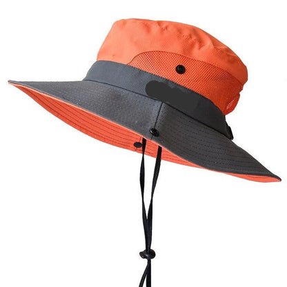 Adjustable Wide Brim Sunshade Hat for Outdoor Adventures