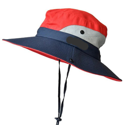 Adjustable Wide Brim Sunshade Hat for Outdoor Adventures