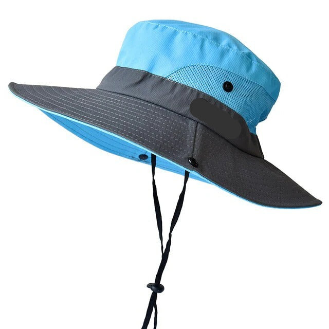 Adjustable Wide Brim Sunshade Hat for Outdoor Adventures