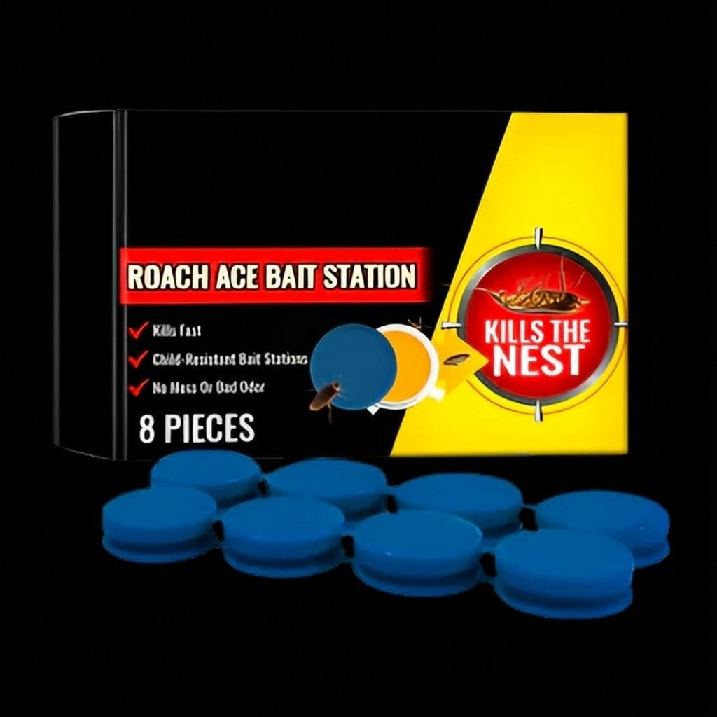 Effective Indoor Roach Control Station with Gel Bait