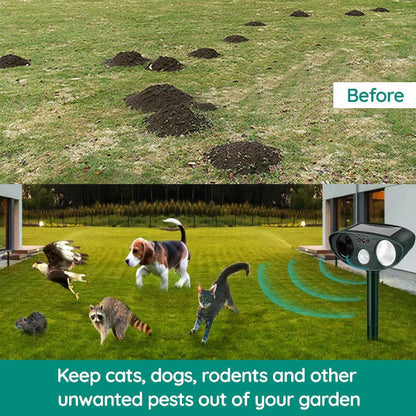 Eco-Friendly Ultrasonic Animal Repeller with Motion Detection