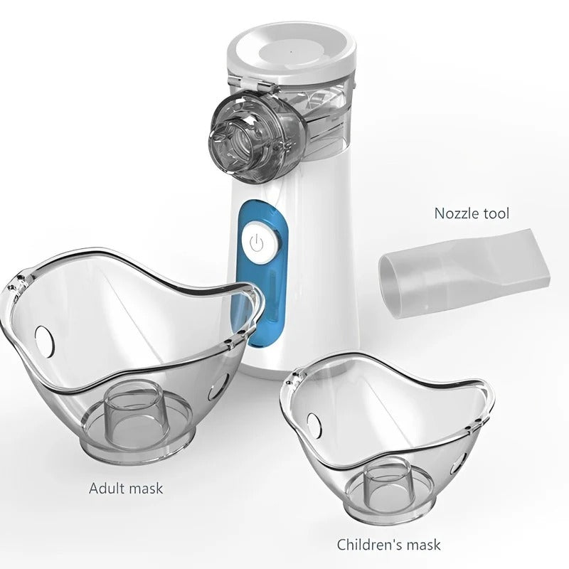 Compact Personal Nebulizer with Adjustable Mist Settings