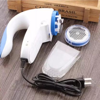 Effortless Lint Remover with Motorized Blades and Safety Mesh
