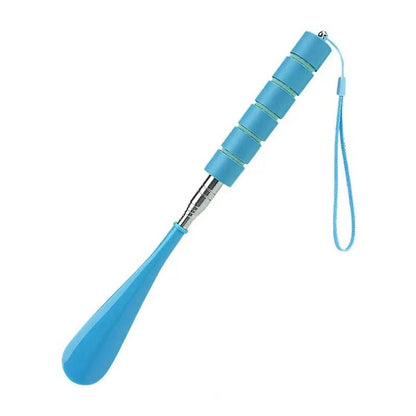 Adjustable Length Stainless Steel Shoe Helper with Secure Grip