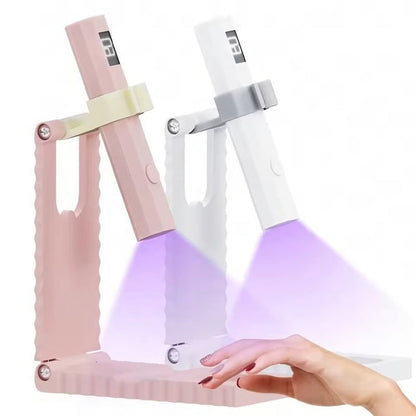 Compact Rechargeable Nail Curing Light for On-the-Go Glam