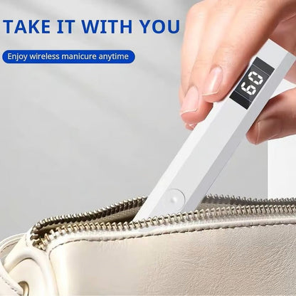 Compact Rechargeable Nail Curing Light for On-the-Go Glam
