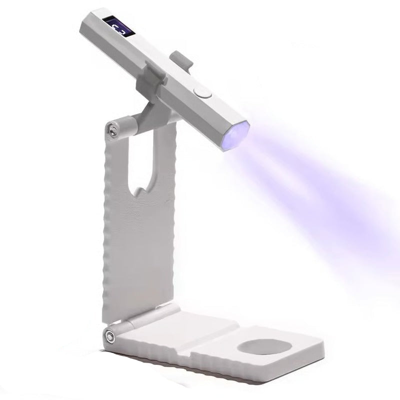 Compact Rechargeable Nail Curing Light for On-the-Go Glam