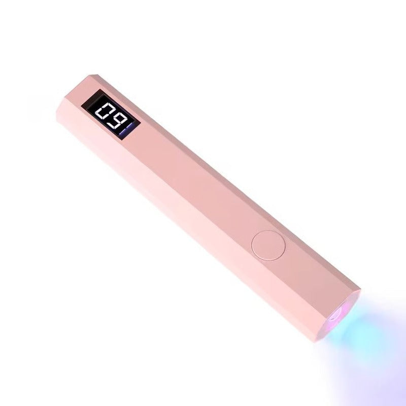 Compact Rechargeable Nail Curing Light for On-the-Go Glam