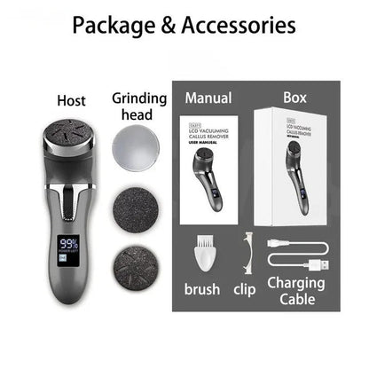 Rechargeable Foot Exfoliator with Two Speed Options