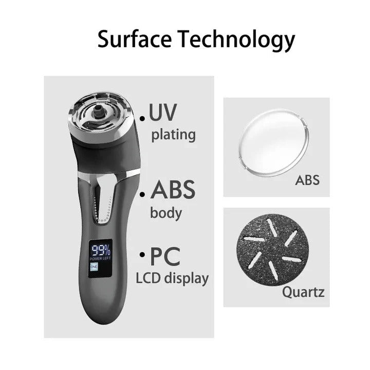 Rechargeable Foot Exfoliator with Two Speed Options