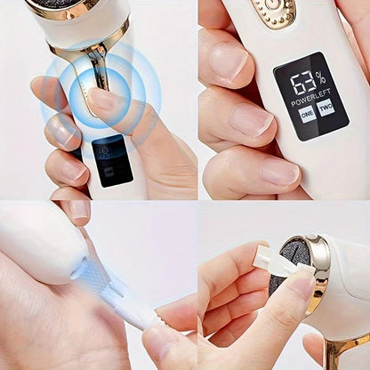 Rechargeable Foot Exfoliator with Two Speed Options