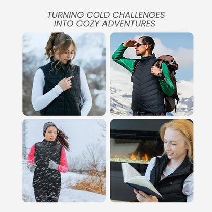ThermalVibe Heated Vest with Adjustable Temperatures