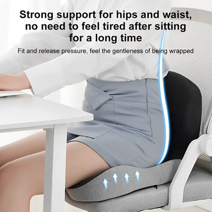 Ergonomic Comfort Cushion with Back Support System