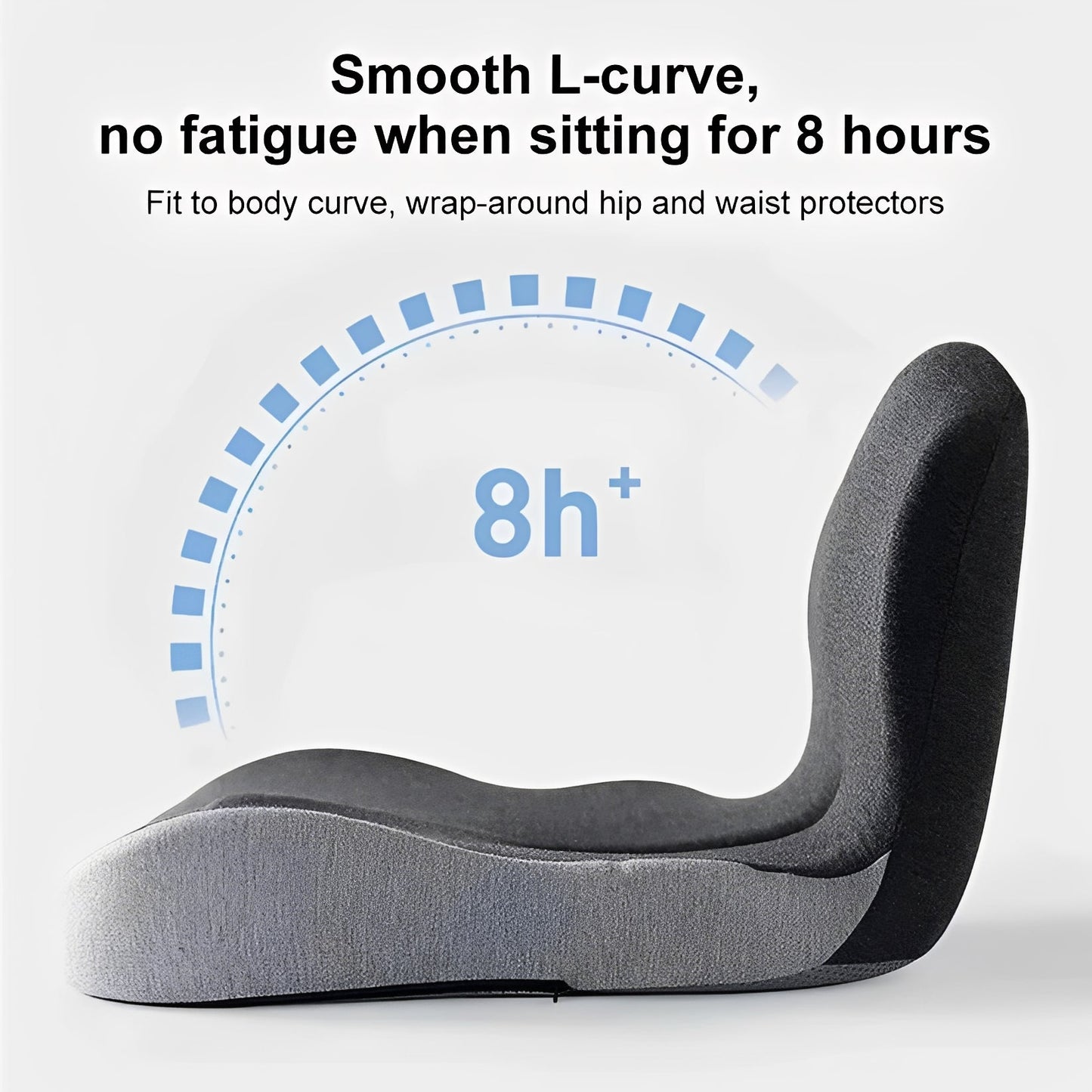 Ergonomic Comfort Cushion with Back Support System
