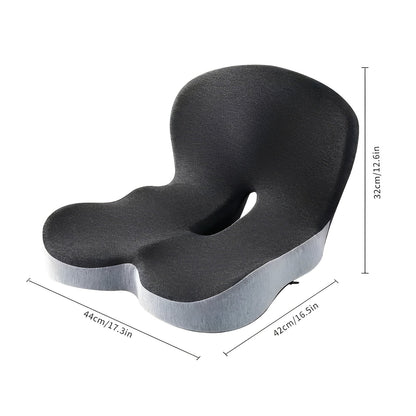 Ergonomic Comfort Cushion with Back Support System