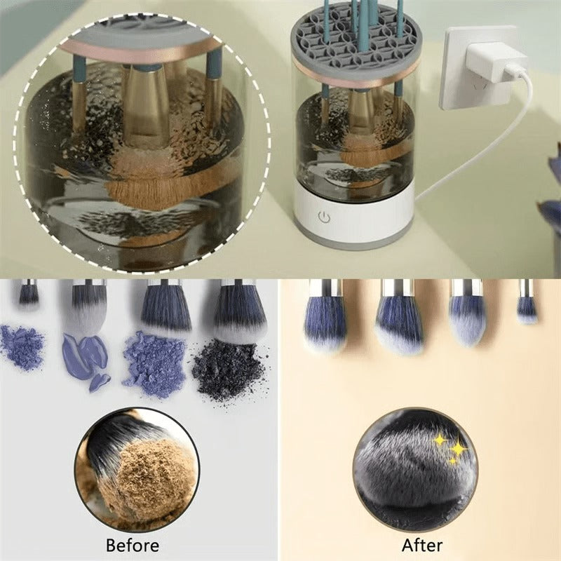 Smart Brush Cleaner with Quick Drying Action