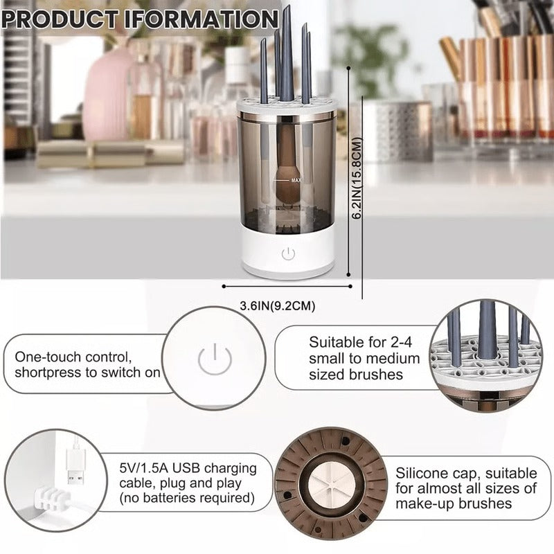 Smart Brush Cleaner with Quick Drying Action