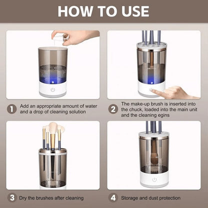 Smart Brush Cleaner with Quick Drying Action