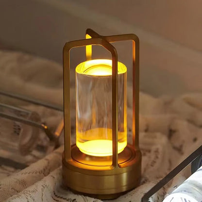 Portable Rechargeable Crystal Lamp for Stylish Lighting