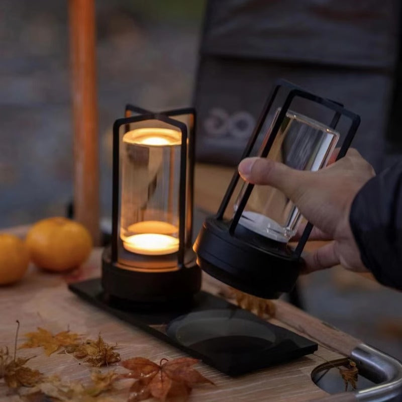 Portable Rechargeable Crystal Lamp for Stylish Lighting
